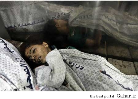 9304 6m392 کودکان غزه غرق در خون / عکس (18+)