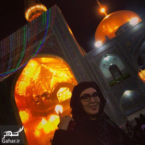 056026 Gahar ir عکس های جدید لیلا بلوکات در مشهد مقدس با نقاب!
