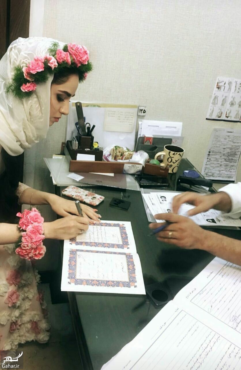873038 Gahar ir عکسهای مراسم عقد هانیه غلامی