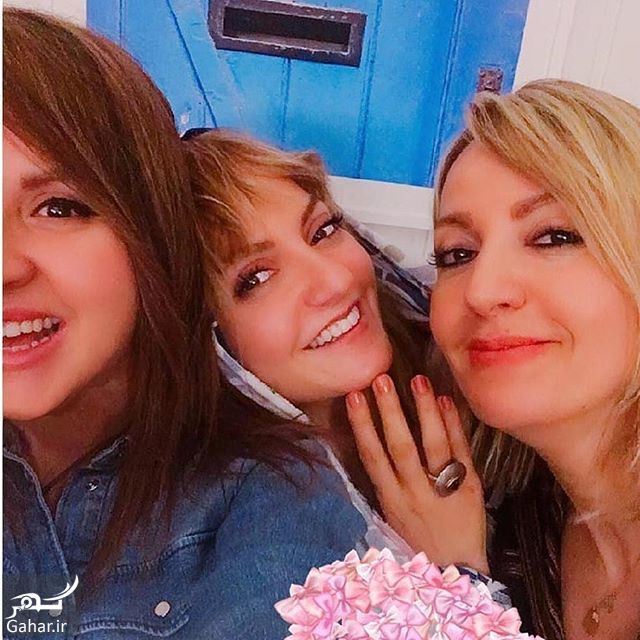 سلفی مهناز افشار و خواهرش ، خواهرزاده اش
