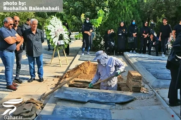 عکسهای مراسم خاکسپاری پسر نسرین مقانلو