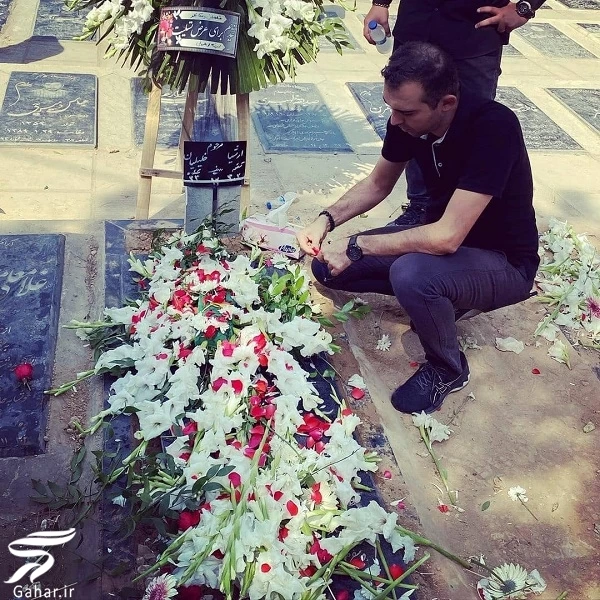 عکسهای مراسم خاکسپاری پسر نسرین مقانلو
