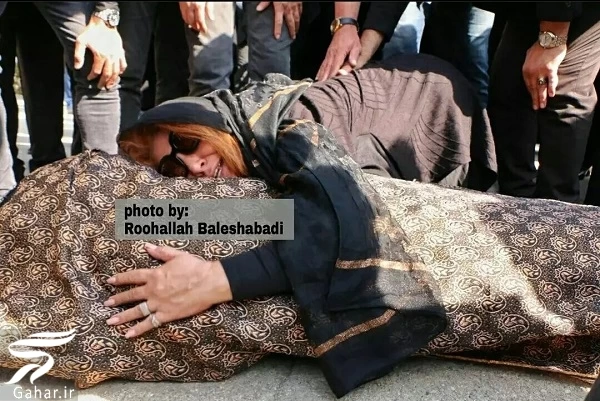 عکسهای مراسم خاکسپاری پسر نسرین مقانلو