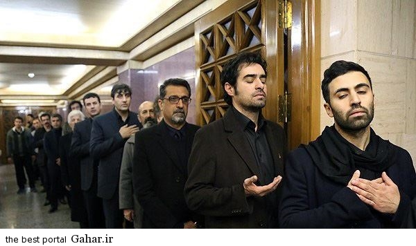 عکس های مراسم ختم پدر شهاب حسینی
