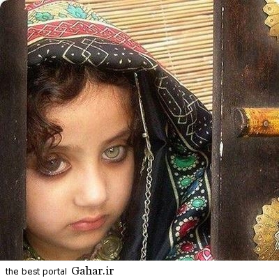 عکس دختر افغانی با چشم های زیبا