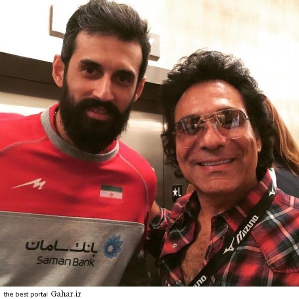 عکس سعید معروف به همراه خواننده مشهور لس آنجلسی