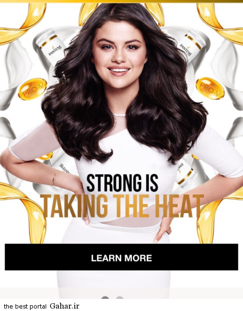 فتوشات های سلنا گومز برای Pantene