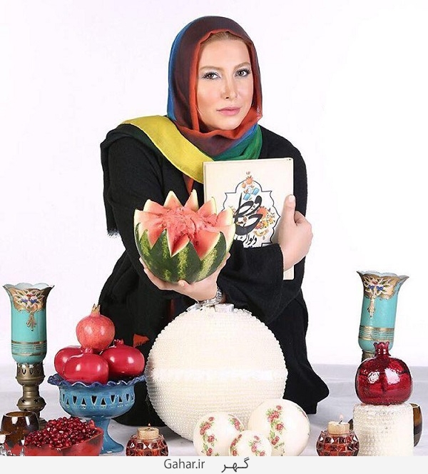 عکس های فریبا نادری در شب یلدا 94