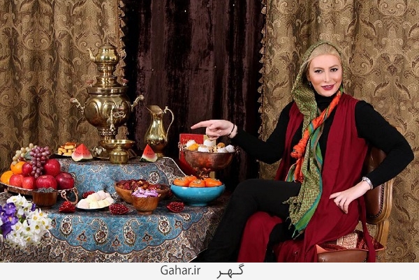 عکس های فریبا نادری در شب یلدا 94
