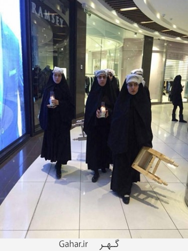 عکس / دختران پوشیه پوش که فضای نوستالژیک به تهران دادند