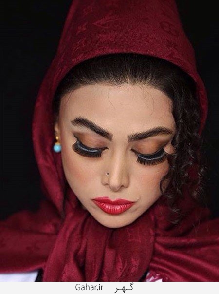 عکس های دیدنی از آرایش غلیظ آزاده صمدی