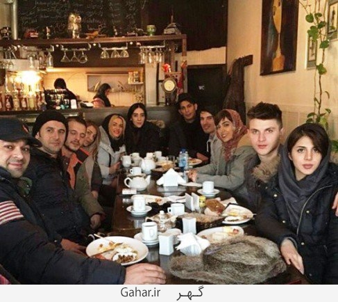 عکس: مهمانی نیلوفر خوش خلق و امین حیایی در در کافه خودشان با حضور هنرمندان