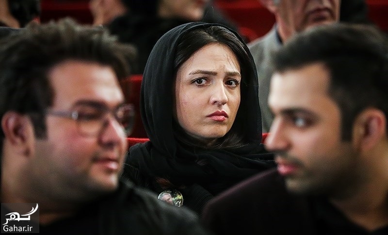 عکسهای بازیگران در مراسم چهلم علی معلم