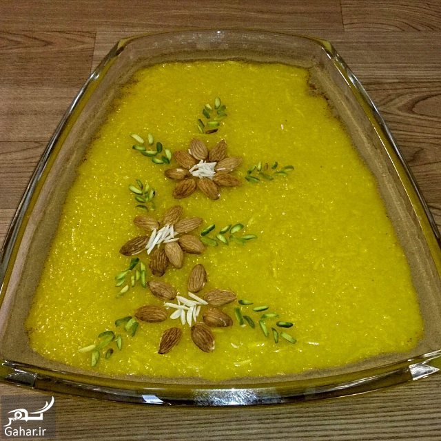تزیین شله زرد نذری و سفره افطار فوق العاده زیبا