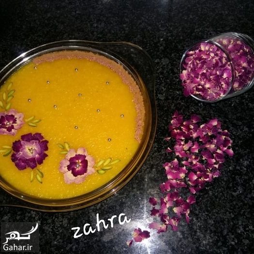 تزیین شله زرد نذری و سفره افطار فوق العاده زیبا