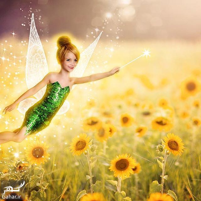 عکاسی مادر از فرزندش با ژست و آرایش شخصیت های کارتونی دیزنی / تصاویر, جدید 1400 -❤️ گهر