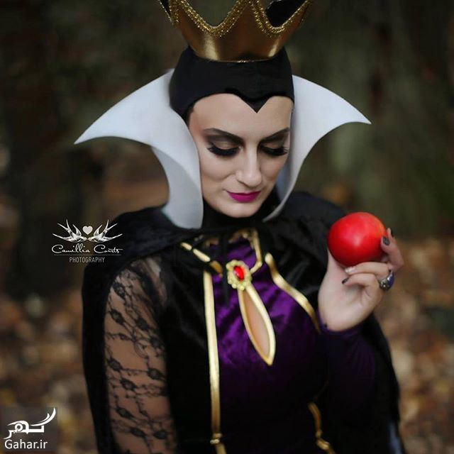 عکاسی مادر از فرزندش با ژست و آرایش شخصیت های کارتونی دیزنی / تصاویر, جدید 1400 -❤️ گهر