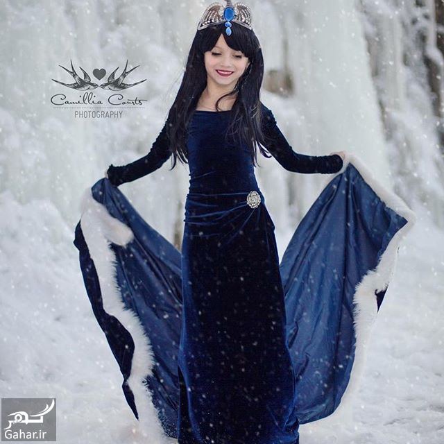 عکاسی مادر از فرزندش با ژست و آرایش شخصیت های کارتونی دیزنی / تصاویر, جدید 1400 -❤️ گهر