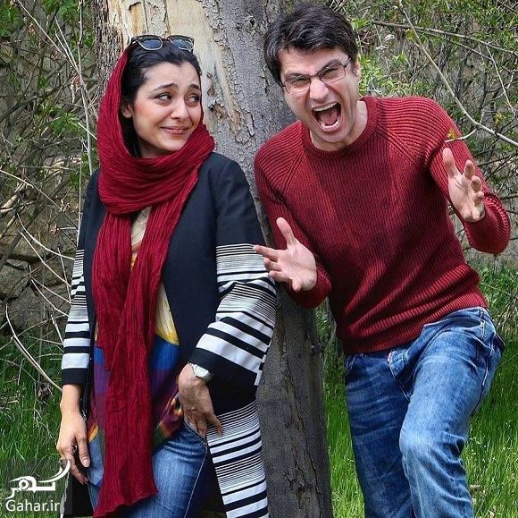 عکس خنده وحشتناک شهرام حقیقت دوست و تعجب ساره بیات