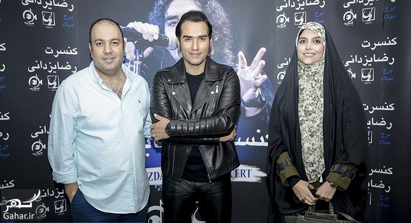 عکسهای بازیگران زن در کنسرت رضا یزدانی