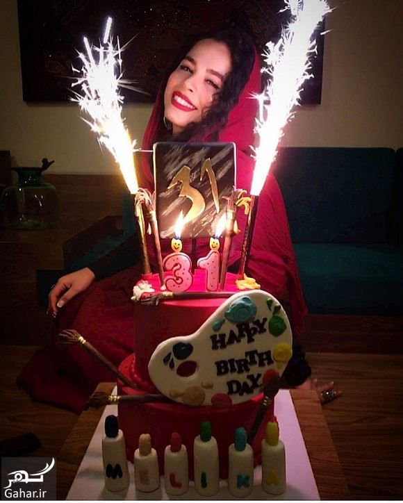عکس جشن تولد ملیکا شریفی نیا 31 ساله!