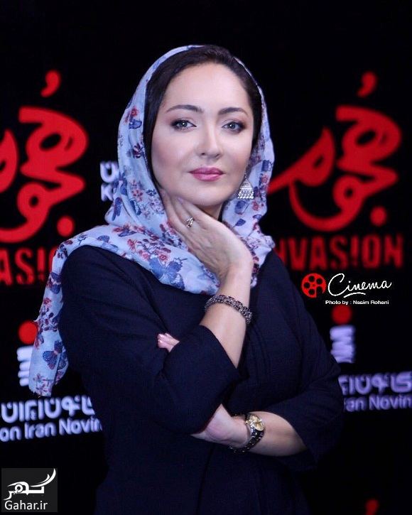 عکسهای نیکی کریمی در اکران فیلم هجوم