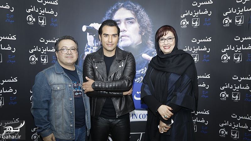 عکسهای بازیگران زن در کنسرت رضا یزدانی
