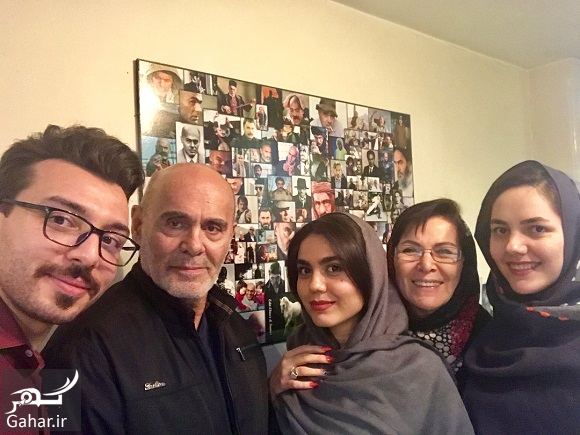 مهمانی آزاده زارعی در خانه جمشید هاشم پور / عکس