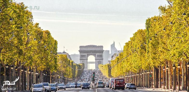عکسهای دیدنی از خیابان شانزه لیزه پاریس معروف ترین خیابان جهان