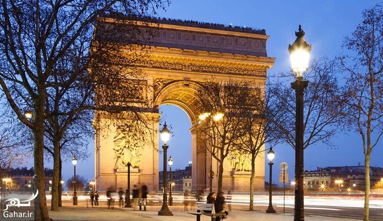 عکسهای دیدنی از خیابان شانزه لیزه پاریس معروف ترین خیابان جهان