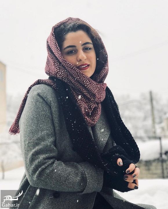 عکسهای بازیگران و هنرمندان در روز برفی تهران