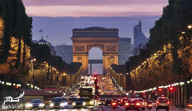 عکسهای دیدنی از خیابان شانزه لیزه پاریس معروف ترین خیابان جهان