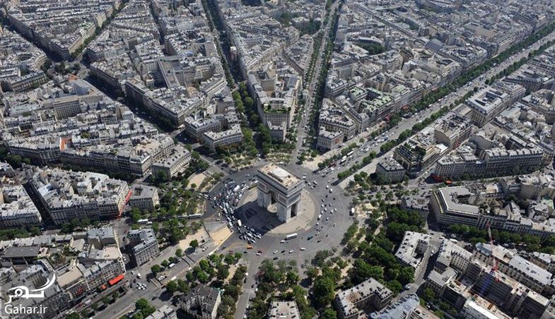 عکسهای دیدنی از خیابان شانزه لیزه پاریس معروف ترین خیابان جهان