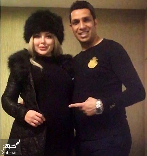 عکس سپهر حیدری و همسر باردارش