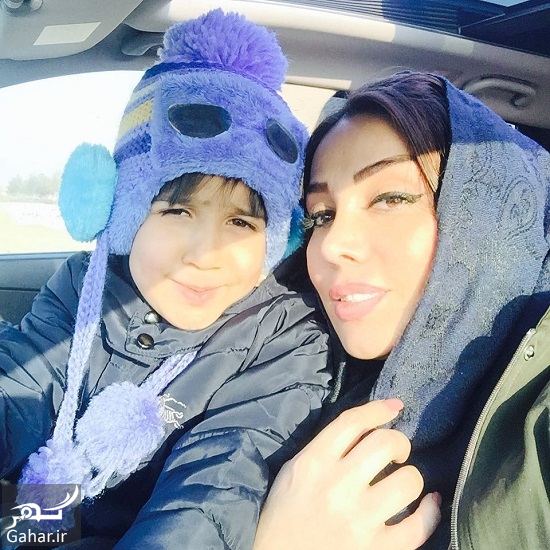 عکسهای همسر محسن چاوشی بهمراه پسر و خاله اش