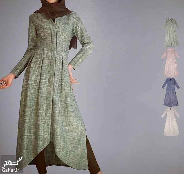 عکس های جدیدترین مدل مانتو بلند دخترانه و زنانه