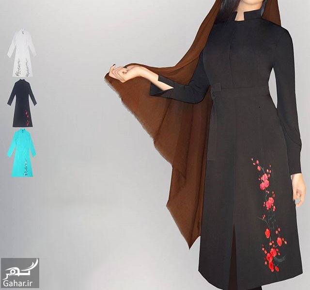 عکس های جدیدترین مدل مانتو بلند دخترانه و زنانه