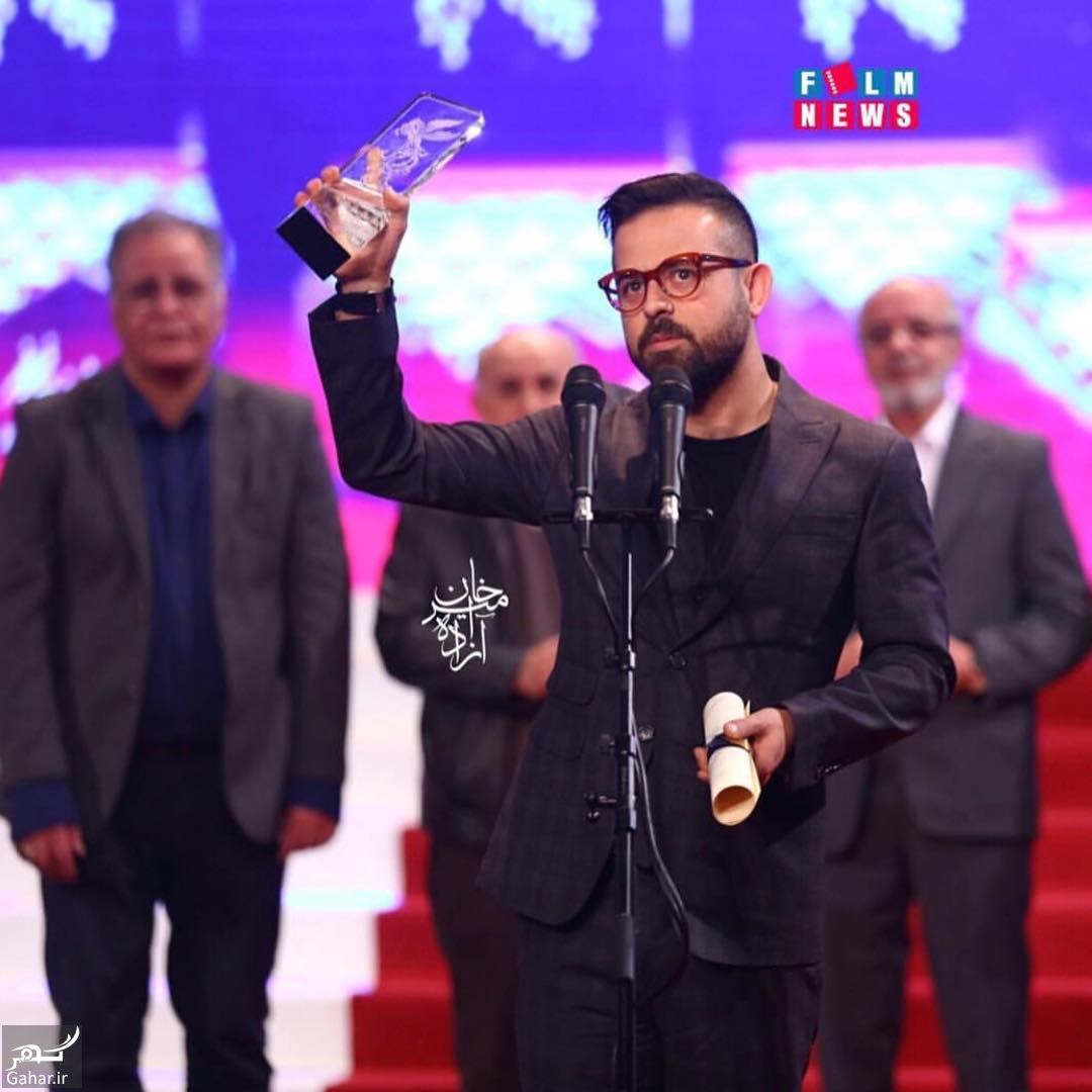 عکسهای بازیگران در اختتامیه جشنواره فیلم فجر 96