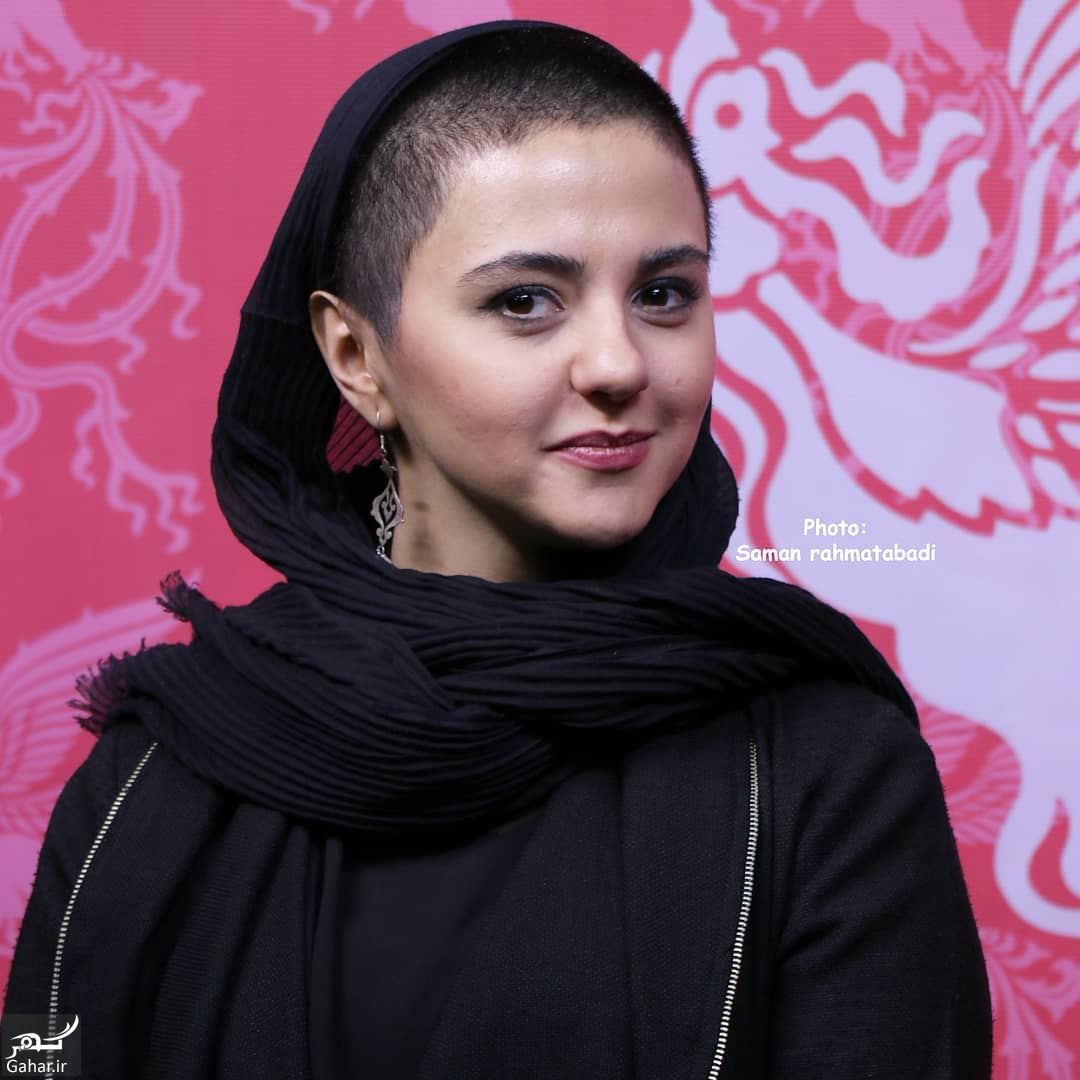 عکس مهسا علافر بازیگر ایرانی با موی تراشیده
