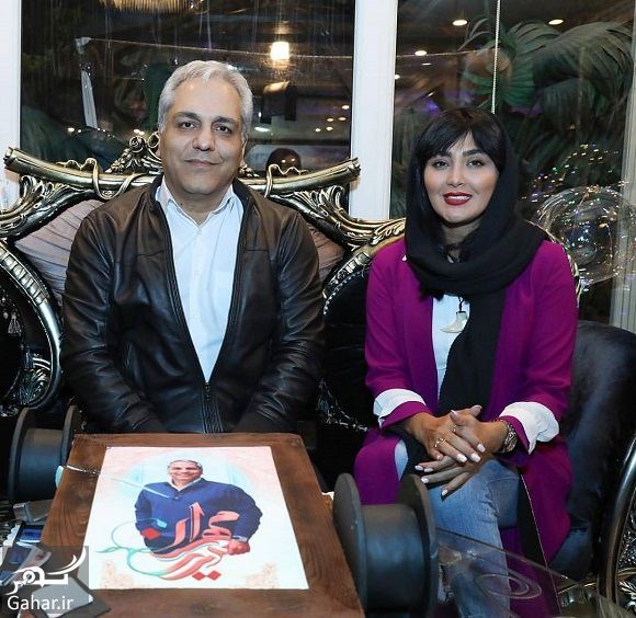 عکس مریم معصومی کنار مهران مدیری در روز تولدش