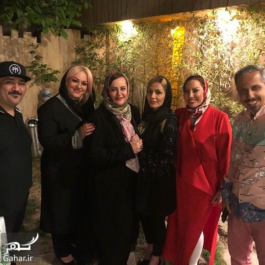 عکسهای دورهمی بازیگران در کافه جواد رضویان