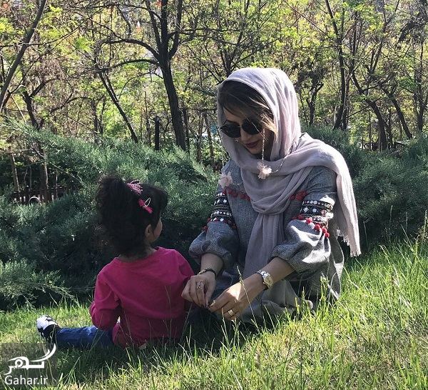عکس شبنم قلی خانی و دخترش در روز سیزده بدر