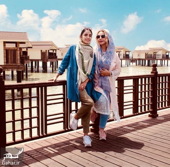 عکس بازیگر زن ایرانی و مادر جوانش که فکر می کنید خواهرند!