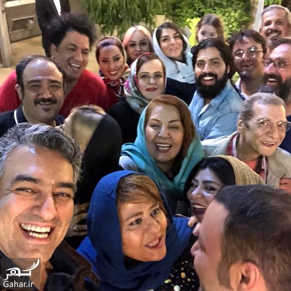عکسهای دورهمی بازیگران در کافه جواد رضویان