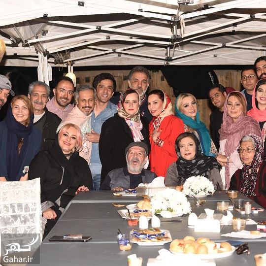 عکسهای دورهمی بازیگران در کافه جواد رضویان