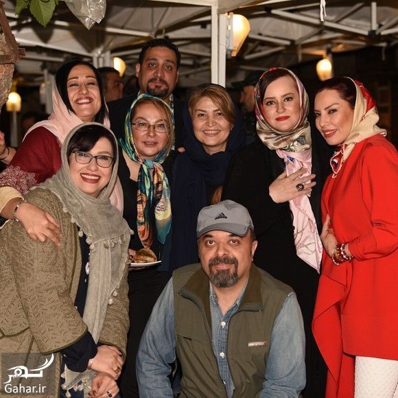 عکسهای دورهمی بازیگران در کافه جواد رضویان