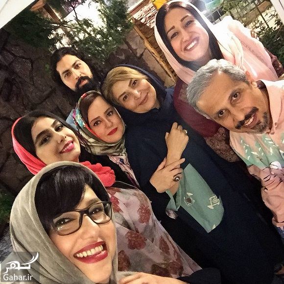 عکسهای دورهمی بازیگران در کافه جواد رضویان