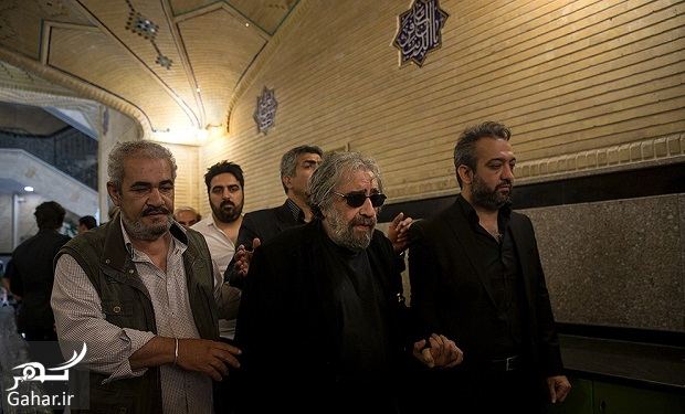 عکسهای بازیگران و هنرمندان در مراسم ختم ناصر ملک مطیعی/ 24 عکس