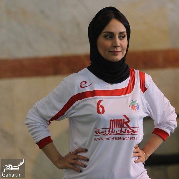 عکسهای مریم خدارحمی در تیم فوتسال هنرمندان