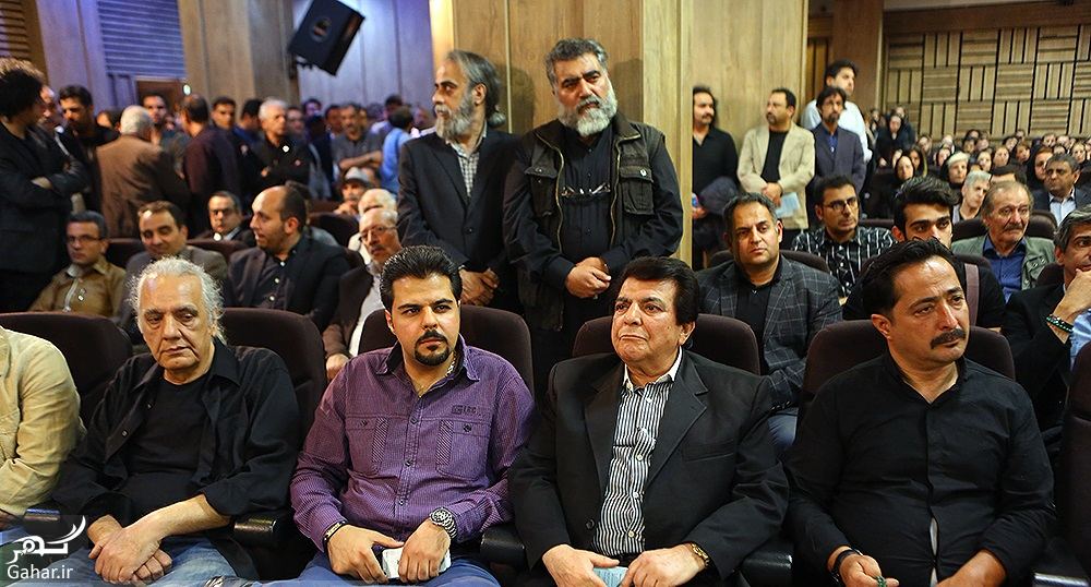 عکسهای مراسم ختم ناصر چشم آذر با حضور هنرمندان